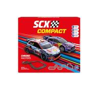 SCX - Circuito Compact - Pista de Carreras Completa - 2 Coches y 2 mandos 1:43 (Chrono Masters)
