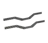 SCX24 Deadbolt C10 1/24 RC Carrero Carbon Fiber Fiber Rail Rail Backet Compatible con 1/24 Piezas de vehículos Fuera de la Carretera a Escala Fuera de la Carretera