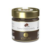Scyavuru Crema Choco Crunchy, Pasta Untable de Chocolate con Avellanas, Recetas Italianas, 200 g