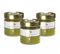 Scyavuru Trío de Crema de Pistacho: Clásica, Pistacho Salado y Crujiente 200 g x 3