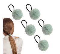 scyca Coletero de de bola de para niñas | Coleteros coloridos con pompones para mujer - Corbatas de moda para mujeres y niñas, coletas versátiles para citas, fiestas