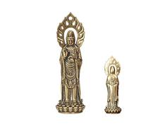 scyca Estatuas de Quan Yin,Estatua de Guan Yin - Escultura Decorativa de Escritorio,Figuras de Buda Avalokiteshvara de 2,4 Pulgadas para decoración de estantes, Estatua China de Feng Shui