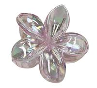 scyca Pinza para el cabello hawaiana,Pinzas para el cabello con flores hawaianas - Pinzas para el pelo de de playa para bodas nupciales chapadas,Clips de garra con accesorios de sujeción