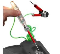 scyca Probador de circuitos, Probador de circuito automotriz de 6 V-24 V Luz de prueba LED, Probador de fusibles para automóviles Herramientas automotrices para varios vehículos, sistemas de bajo