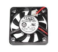 SCYHGLM Cooler Case Fan for 4010M12S NDF 12V 4CM 0.16A, Cooling Fan 40x40x10mm 4010M12S-NDF 2Wire
