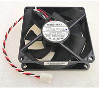 SCYHGLM Double Ball Fan for NMB 8025 8CM 3110GL-B4W-B79 12V 0.38A, Cooler Fan 3110GL-B4W-B79 80x80x25mm 3Wire