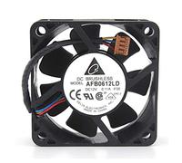 SCYHGLM Double Ball Mute Fan for Delta AFB0612LD -F00 6020 12V 0.11A 6CM,Cooling Fan AFB0612LD 60x60x20mm 4WIRE