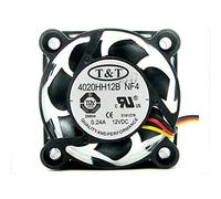 SCYHGLM Large Air Volume Double Ball Fan for 4020HH12B NF4 12V 0.24A 3Wire 4cm,Cooling Fan 4020HH12B NF4 40x40x20mm 3Wire