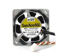 SCYHGLM Metal Frame Cooling Fan for 109L0612S407 12V 0.17A 2Wire 6cm 6025 60mm,Cooling Fan 109L0612S407 60x60x25mm 2Wire