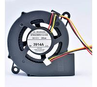 SCYHGLM Projector Fan for SF6023BRH12-03E 6cm 12V 200mA, Blower Cooling Fan SF6023BRH12-03E 3-Wire