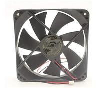 SCYHGLM Silent Cooling Fan for 12cm D12SL-12 12V 0.3A 2Wire YateLoon Square Fan