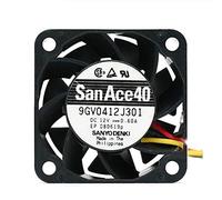 SCYHGLM Super Server Fan for Sanyo 9GV0412J301 4cm 12V 0.6A,Chassis Fan 9GV0412J301 40x40x28mm 3 Wire
