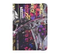 Scythe Of Death - Funda de piel para pasaporte, organizador de documentos de viaje, funda protectora para pasaporte, ultra delgada, guadaña de la muerte, 1 size