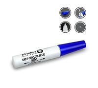 SD COLORS 12ml Pintura de Retocar con Pincel - Deep Crystal Blue (42M) - Compatible con Mazda - Reparación de Arañazos, Desconchados y Pintura