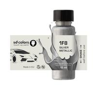 SD COLORS 1F8 - Pintura para retocar (15 ML), color plateado metálico