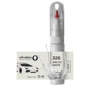 SD COLORS ARCTIC White 326 - Pincel para retoques (20 ML), color blanco