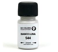SD COLORS BIANCO LUNA 544 Nueva pintura de retoque 15 ML de reparación de arañazos para moto SCOOTER (sólo pintura)