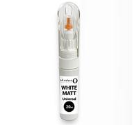 SD COLORS Bolígrafo de pintura de retoque universal, color blanco, 20 ml para reparación de coches, metal, madera, plástico, ventanas, marcos, puertas, puertas