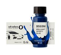 SD COLORS BRILLIANT SPORTY BLUE B593M - Pintura para retocar (15 ML), color azul brillante