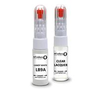 SD COLORS CANDY WHITE LB9A compatible con VW/AUDI New Touch Up Paint Pen Kit de reparación de 20 ML SCRATCH CHIP BRUSH REPAIR (PINTURA+LACQUER)