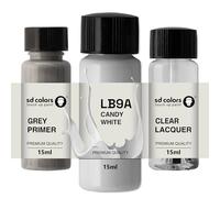 SD COLORS CANDY WHITE LB9A - Pintura de retoque (15 ML, para reparación de arañazos, código de color LB9A, color blanco
