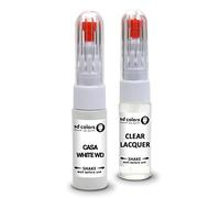 SD COLORS CASA BLANCO WD puede usarse con KIA New Touch Up Paint Pen Kit de reparación de 20 ML SCRATCH CHIP CEPILLO CODE WD CASA BLANCO (PINTURA+LACQUER)