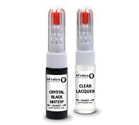 SD COLORS CRYSTAL NEGRO NH731P compatible con HONDA New Touch Up Paint Pen KIT DE REPARACIÓN DE 20 ML SCRATCH CHIP CEPILLO CODE COLOR NH731P CRYSTAL BLACK (PINTURA+LACQUER)