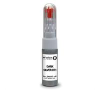 SD COLORS DARK SILVER 871 compatible con BMW/MINI nuevo kit de reparación de bolígrafo de pintura de retoque 20 ML SCRATCH CHIP CEPILLO código de color 871 plata oscura