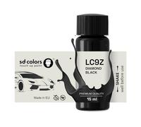 SD COLORS Diamond Black LC9Z - Pintura para retocar (15 ML, para reparación de arañazos, código de color, LC9Z, color negro