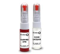 SD COLORS FLASH RED LP3G compatible con VW/AUDI New Touch Up Paint Pen Kit de reparación de 20 ML SCRATCH CHIP CEPILLO CODE COLOR LP3G FLASH ROJO (PINTURA+LACQUER)