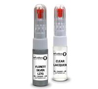 SD COLORS FLORETT SILVER LZ7G compatible con VW/AUDI New Touch Up Paint Pen Kit de reparación de 20 ML SCRATCH CHIP CEPILLO CODE COLOR LZ7G FLORETT SILVER (PINTURA+LACQUER)