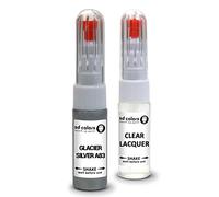 SD COLORS GLACIER SILVER A83 compatible con BMW New Touch Up Paint Pen Kit de reparación de 20 ML SCRATCH CHIP CEPILLO CODE COLOR A83 GLACIER SILVER (PINTURA + LACQUER)