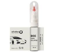 SD COLORS GRIS ECLIPSE B66 - Pincel para reparación de arañazos (20 ML, sólo pintura)