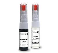 SD COLORS GRIS MAGNETICO compatible con FORD New Touch Up Paint Pen Kit de reparación de 20 ML SCRATCH CHIP CEPILLO CODE COLOR GRIS MAGNETICO (PINTURA+LACQUER)
