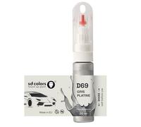 SD COLORS GRIS PLATINE D69 - Cepillo de pintura para retocar arañazos (20 ML, solo pintar)