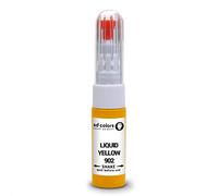 SD COLORS LIQUIID AMARILLO 902 compatible con MINI nuevo kit de reparación de bolígrafo de pintura de retoque 20 ML SCIP CEPILLO código de color 902 amarillo líquido