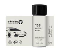 SD COLORS METRO BLUE 168 4XU GBI GQZ - Pintura para retocar (15 ML), color azul