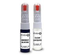 SD COLORS Midnight Blue B38 - Kit de reparaci?n de pintura para retoques de 20 ML, con pincel, c?digo de color B38 azul medianoche (pintura + laca)