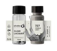 SD COLORS PEBBLE GREY 727 - Pintura para retocar (15 ML), color gris