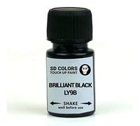 SD COLORS Pintura para retocar LY9B L041 A1 de 15 ML, color negro brillante (sólo pintura)