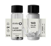 SD COLORS POLAR BLANCO 149/9149 WEISS RETOCCH UP PINTURA 15 ML PARA MB MERCEDES-BENZ C CLA GLA CL (PINTUR LACA)