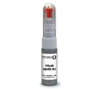 SD COLORS POLAR SILVER 761 compatible con MERCEDES Nuevo Kit de reparación de bolígrafo de pintura de retoque 20 ML SCRATCH CHIP CEPILLO CODE COLOR 761 POLAR SILVER