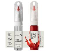 SD COLORS Super Red 3P0 - Pincel de retoque de 20 ML para reparación de arañazos (pintura y laca)