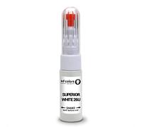 SD COLORS Superior blanco 26U compatible con Suzuki nuevo kit de reparación de bolígrafo de pintura de retoque 20 ML SCIP código de color 26U superior blanco