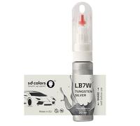 SD COLORS TUNGSTEN SILVER LB7W B7W - Pincel de retoque (20 ML), color plateado