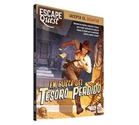 Juego de mesa escape quest 1: en busca del tesoro perdido formato libro pegi 12