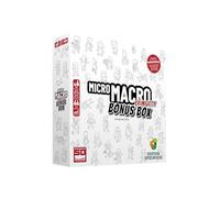 SD GAMES Micro Macro Bonus Box - Juego Detectives para Resolver Crímenes de la Ciudad Crime City, 136 Cartas con 14 Casos Intrigantes, 1 a 4 Jugadores Recomendado a Partir de 10 Años