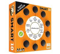 SD GAMES Smart 10 - Paquete de Ampliación Juego de Mesa de Preguntas Smart 10, 100 Tarjetas Doble Cara con 200 Preguntas, 2 a 8 Jugadores Recomendado a Partir de 14 Años