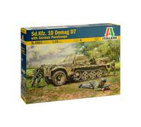 ITALERI 6561S - 1:35 Sd.Kfz.10 Demag D7 w/German Paratr. , Modellbau, Bausatz, S