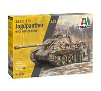 Italeri ITA6564 1:35 Sd.Kfz.173 Jagdpanther with Winter Crew (Importación USA)